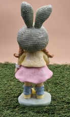 Süsses Mädchen mit Hasenmütze aus Poly Bunt