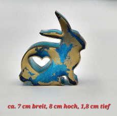Hase aus Epoxidharz