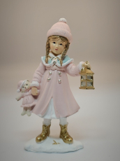 Winterkind aus Poly mint, rosa