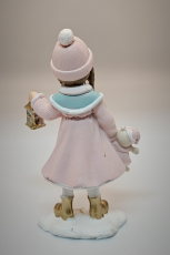 Winterkind aus Poly mint, rosa