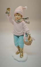 Winterkind aus Poly mint, rosa