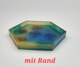 Untersetzer 6 eckig, grün